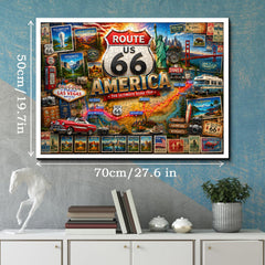 Route 66 Reisepuzzle 1000 Teile