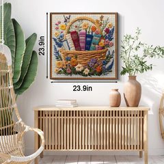 Floral Books Basket Jigsaw Puzzle 1000 Pieces