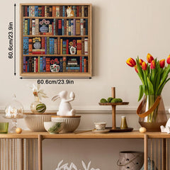 Cat’s Floral Library Jigsaw Puzzle 1000 Pieces