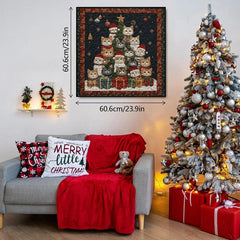 Cat Christmas Tree Jigsaw Puzzle 1000 Pieces