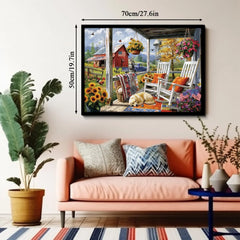 Día de lento Cottage Jigsaw Puzzle 1000 piezas