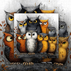 Skurriles Eulen-Puzzle 1000 Teile