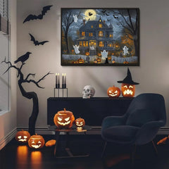 Midnight Haunted House Jigsaw Puzzle 1000 Pieces