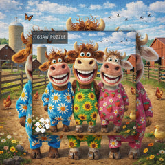Happy Farm Friends Jigsaw Puzzle 1000 Pieces