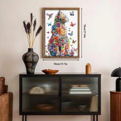 Butterfly Cat Jigsaw Puzzle 1000 Pieces