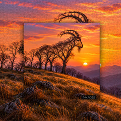 Baum-Ziege-Puzzle 1000 Teile