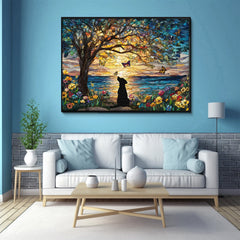 Dog and Butterflies Jigsaw Puzzles 1000 Pieces