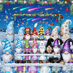 Starlit Gnome Parade Puzzle 1000 Stücke