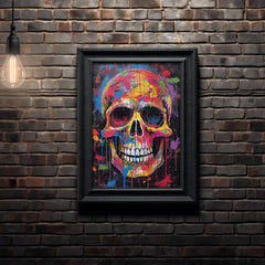 Colorful Skull Jigsaw Puzzle 1000 Pieces