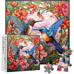 Pun puzzle 1000 pezzi da puzzle da giardino da colibrì 1000 pezzi