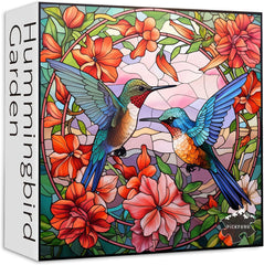 Pun puzzle 1000 pezzi da puzzle da giardino da colibrì 1000 pezzi