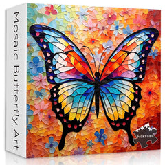 Puzzle farfalla a mosaico puzzle 1000 pezzi