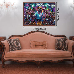 Disco Dog Jigsaw Puzzle 1000 pièces