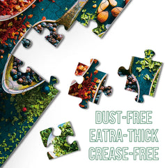 Gewürze auf Löffel Puzzle 1000 Stücke