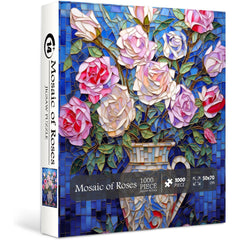 Mosaic of Roses Jigsaw Puzzles 1000 Pieces