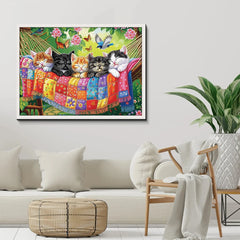 Cats Sleep in Spring Jigsaw Puzzle 1000 Pieces