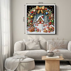 Gingerbread Christmas scene Jigsaw Puzzle 1000 Pieces