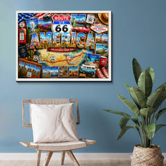 Route 66 Travel Jigsaw Puzzle 1000 Pieces