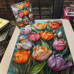 Puzzle tulipano in fiore puzzle 1000 pezzi