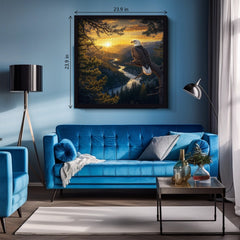 Eagle at Sunset Jigsaw Puzzle 1000 Pieces