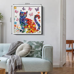 Button Cat Jigsaw Rätsel 1000 Stücke