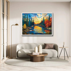 Buntglaspark Puzzle 1000 Stücke