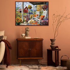 Día de lento Cottage Jigsaw Puzzle 1000 piezas