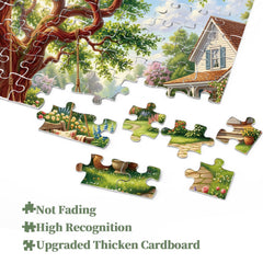 Sunny Swing Garden Jigsaw Puzzle 1000 Pieces