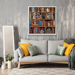 Cat’s Floral Library Jigsaw Puzzle 1000 Pieces