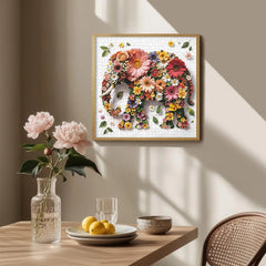 Wildflower Elephant Jigsaw Puzzle 1000 Pieces