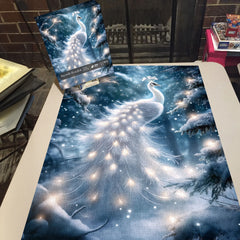 Snowlit Peacock Jigsaw Puzzle 1000 Stücke