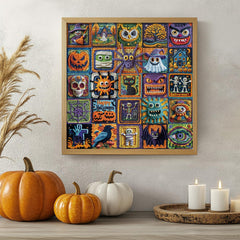 Halloween Collage Rhapsody Jigsaw Puzzles 1000 Pieces