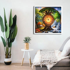 Clock of Seasons Jigsaw Puzzle 1000 Pieces