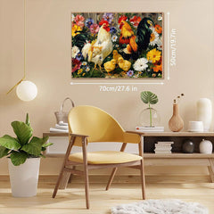 Rooster & Chicks Jigsaw Puzzle 1000 Pieces