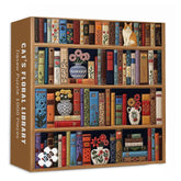 Cat’s Floral Library Jigsaw Puzzle 1000 Pieces