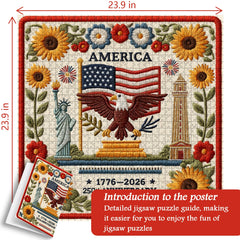 Stars, Stripes & Liberty Jigsaw Puzzle 1000 Pieces