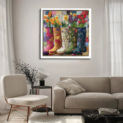Bottes de jardin floral puzzle 1000 pièces
