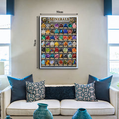 Gemstone Mineral Collection Jigsaw Puzzle 1000 Pieces