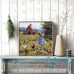 Pielzle de rompecabezas de frescura de la granja 1000 piezas