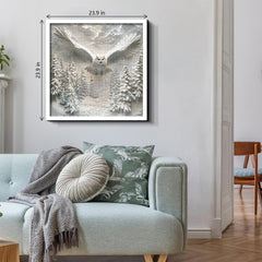 Puzzle Hibou dans la neige 1000 pièces