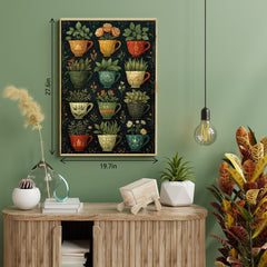 Plant-Loaded Cups Jigsaw Puzzle 1000 Pieces