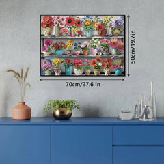 Colors in Bloom Jigsaw Puzzle 1000 Pieces
