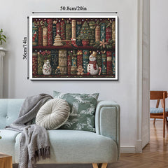 Christmas Embroidery Shelf Jigsaw Puzzle 500 Pieces