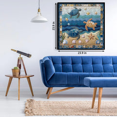 Wellen des Farbsägewellen 1000 Stücke