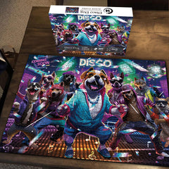 Disco Dog Jigsaw Puzzle 1000 pièces
