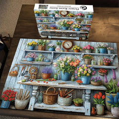 Flower Room Scene Jigsaw Puzzle 1000 Pieces