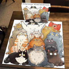 Meow Paradise Jigsaw Puzzles 1000 Pieces