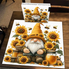 Sunflower Gnome Jigsaw Puzzle 1000 Pieces