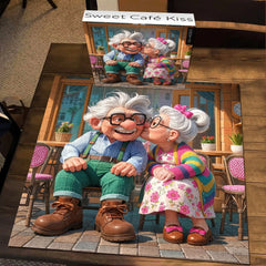 Süßes Café Kiss Jigsaw Puzzle 1000 Stücke