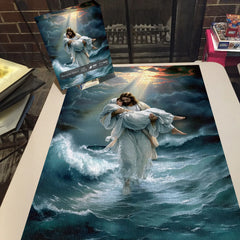 Durch das Tempest -Puzzle 1000 Stücke